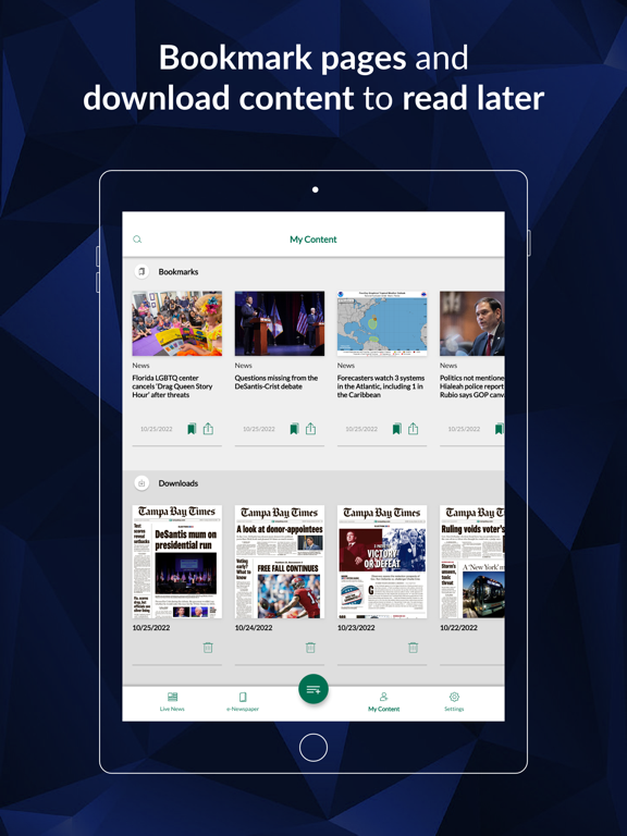 Tampa Bay Times iPad screenshot 4 - News app