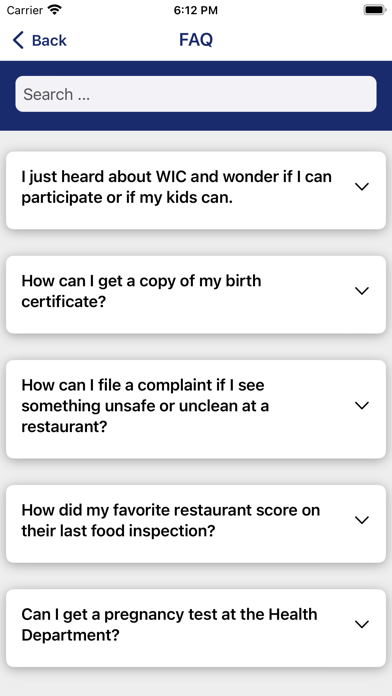 Christian County Health Dept Screenshot