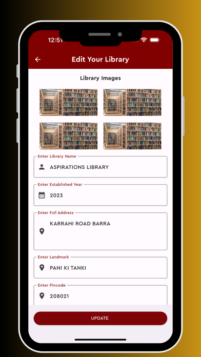 readIn : libraries Screenshot