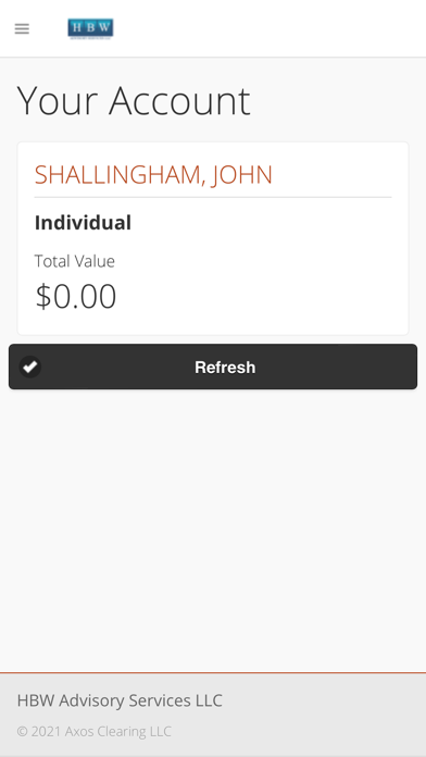HBW Advisory Services LLC Screenshot