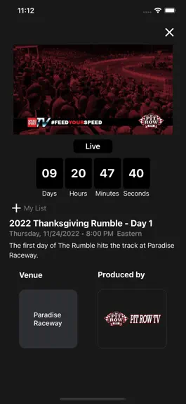 Game screenshot Pit Row TV apk