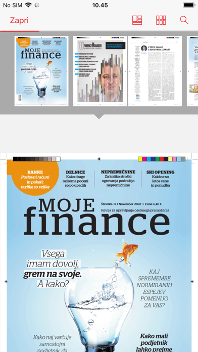 Moje Finance Screenshot