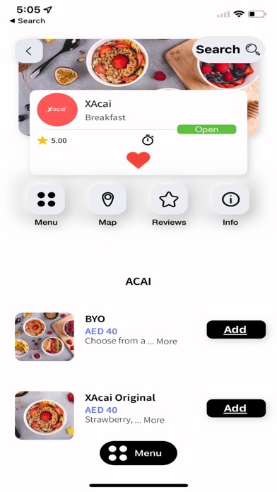 App screenshot