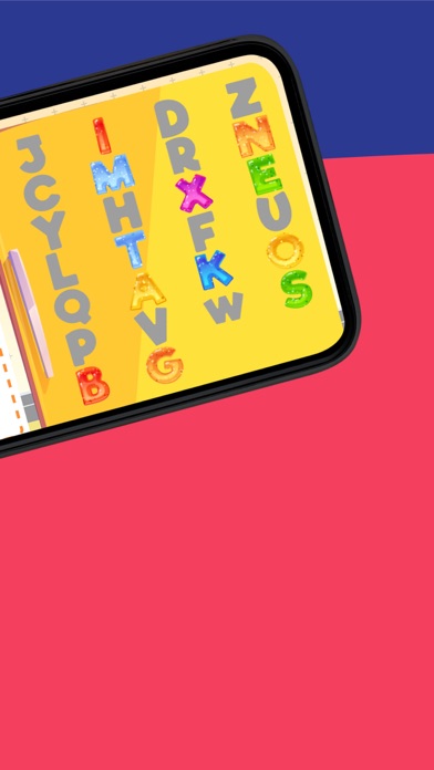 English Letters Fridge Screenshot
