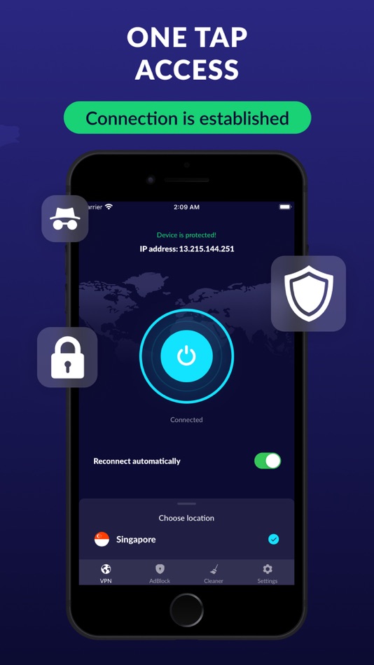 #3. Cross VPN: Advanced Protection (iOS) By: RINGORION