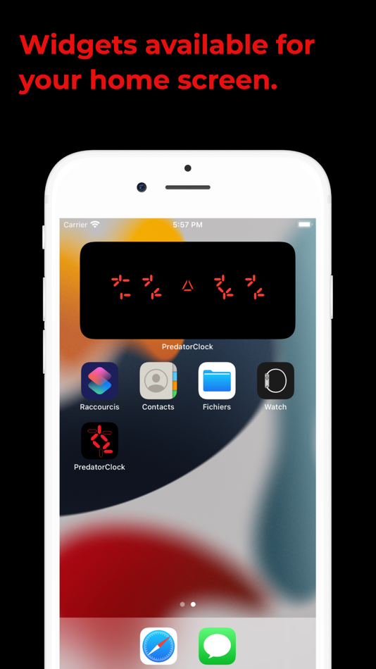 #4. Predator Clock - Alien time (iOS) 由: Gilthonwe Apps