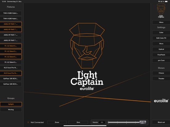 Light Captain - DMX Controller app screenshot