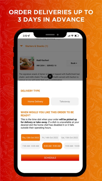 Chef Pin: Home Food Delivery Screenshot 3 - AppWisp.com Chef Pin: Home Food Delivery Screenshot 3 - AppWisp.com
