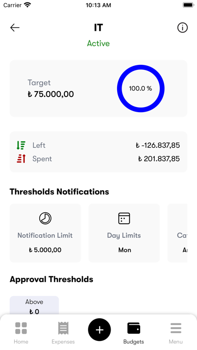 Muni - Spend Management Screenshot