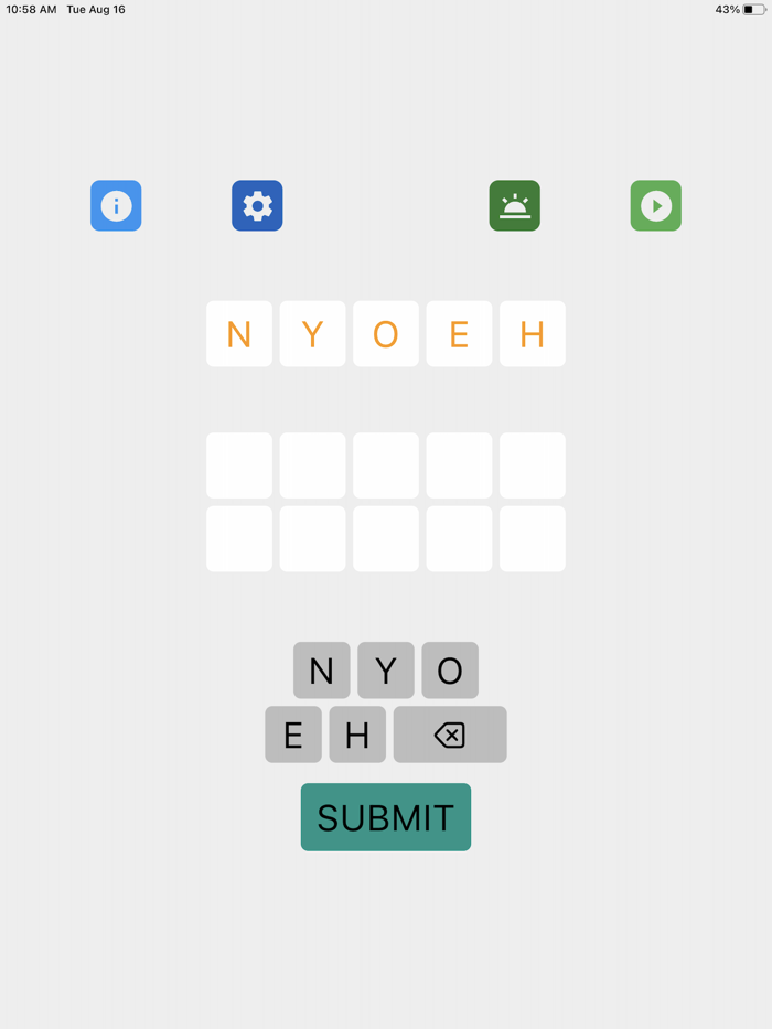 eXcramble Word Scramble Games