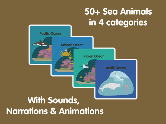 Screenshot #6 pour Learn Ocean Animals for kids