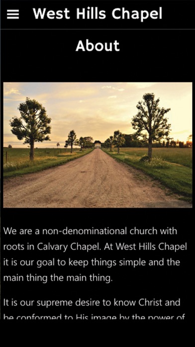 West Hills Chapel Screenshot
