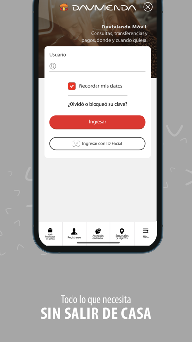 Davivienda Panamá Screenshot