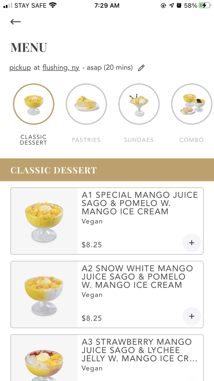 Mango Mango Dessert Official