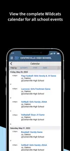 Centreville HS Sports screenshot #4 for iPhone