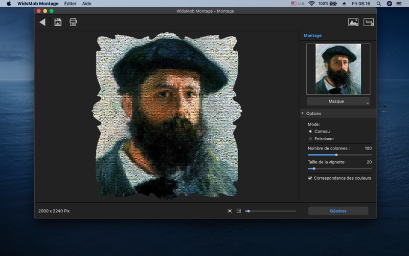 Screenshot #1 pour WidsMob Montage-Collage de pho