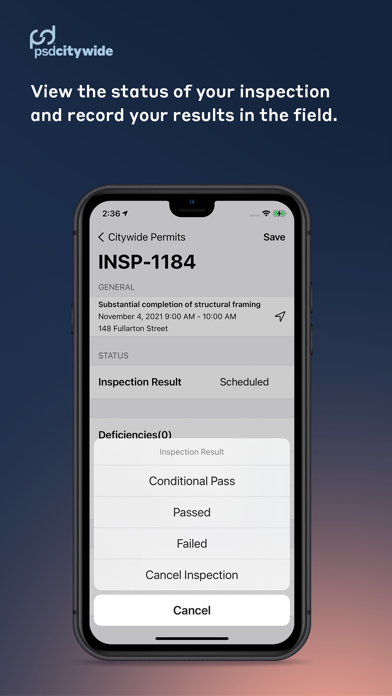 Citywide Permits Screenshot