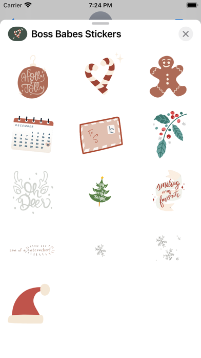 BBE Holiday Glow Stickers Screenshot