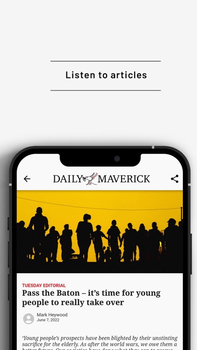 Daily Maverick Screenshot