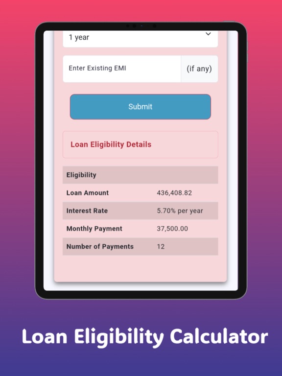 Loan Eligibility Calculatorのおすすめ画像4