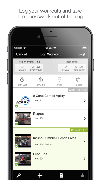 AM360 Fitness Screenshot