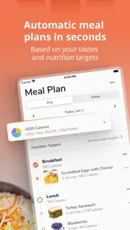 eat this much - meal planner iphone screenshot 1