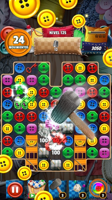 Button Eyed Rag Doll Match 3 Screenshot