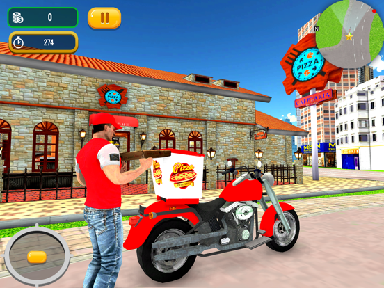 Screenshot #4 pour Pizza Delivery Boy Bike Game