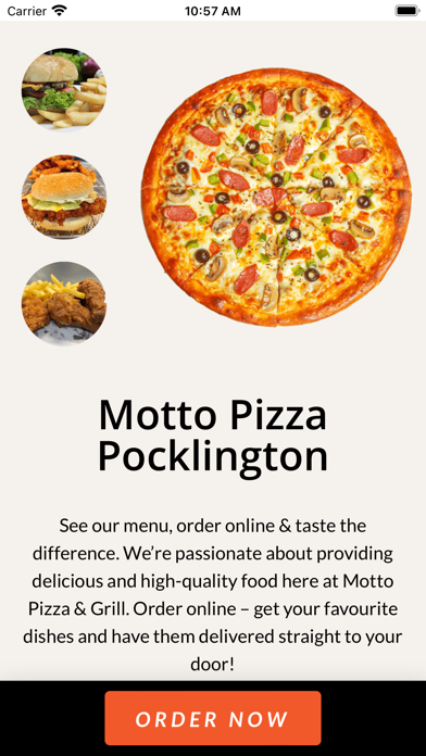 Motto Pizza - Pocklington Screenshot