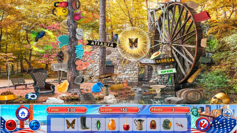 #5. Hidden Objects USA Spy Quest (iOS) Podle: Brainfull, LLC