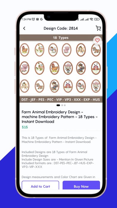 Screenshot 4 of Zoom Embroidery App