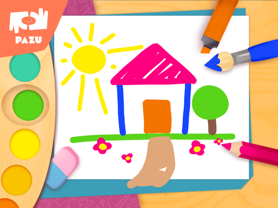 Coloring games for kids 2-6 iPad screenshot