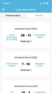 c' chartres rugby iphone screenshot 3