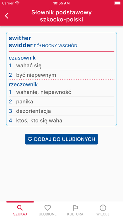 Scots-Polish Dictionary Screenshot