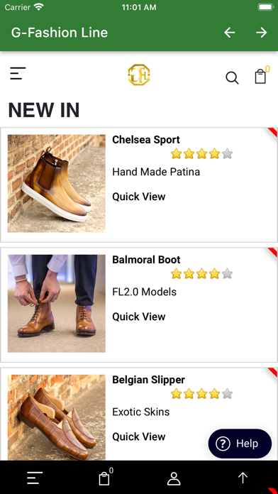 GFL Online Shopping Screenshot