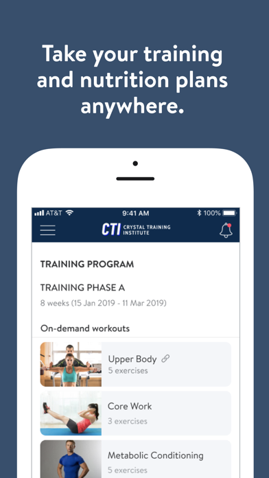 CTI Training App Screenshot