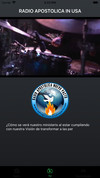 Radio Apostolica Nuevo Pacto Screenshot