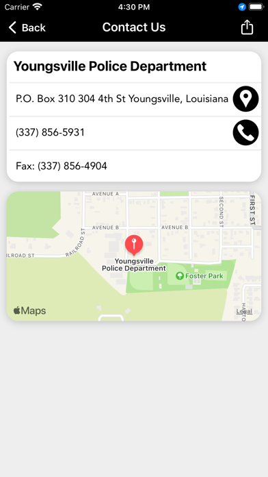 Youngsville PD Screenshot