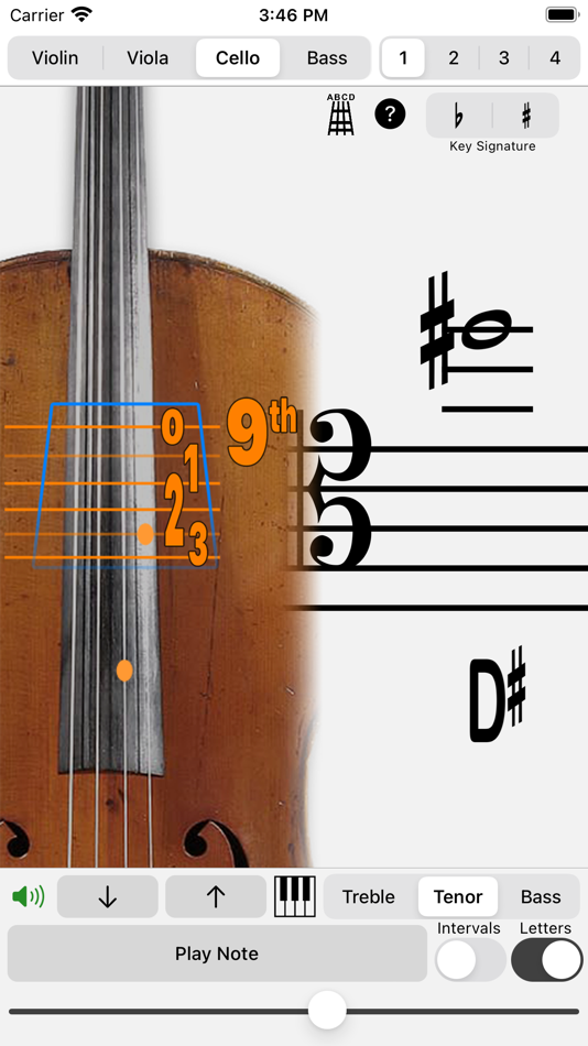 #5. Fingering Strings for iPhone (iOS) 由: Patrick Q. Kelly
