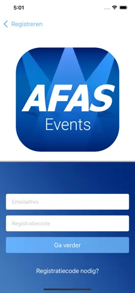 Game screenshot AFAS Events apk
