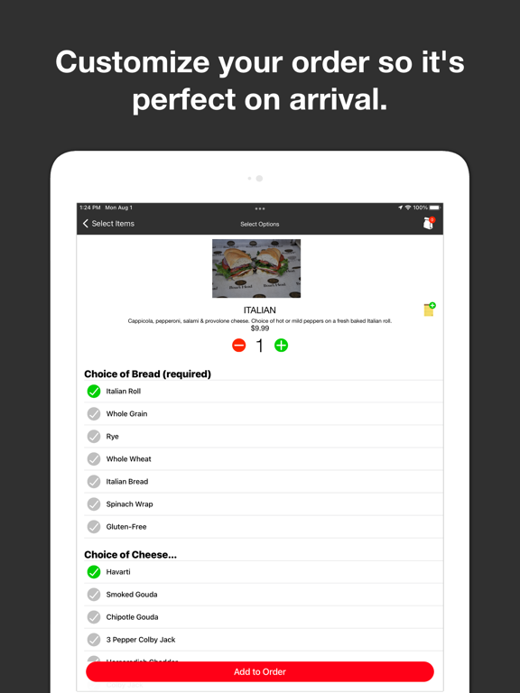 Farmer in the Deli iPad screenshot 2 - Food & Drink app