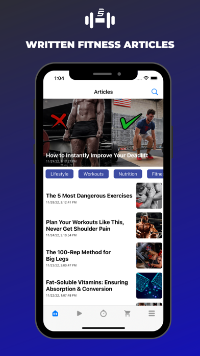 Slikk Fitness - Manly Workouts Screenshot