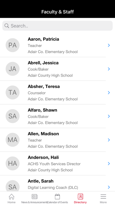 Adair County Schools Screenshot