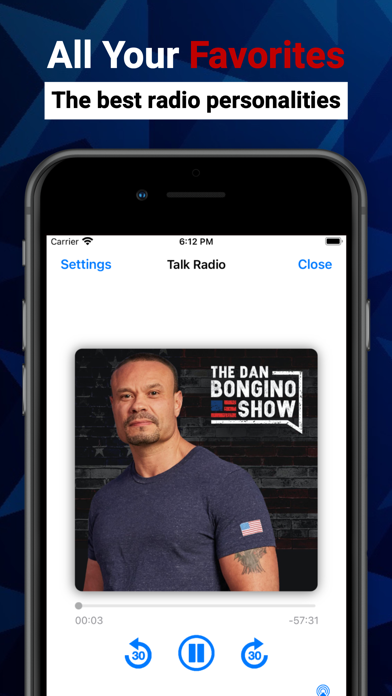 Conservative Talk Radio Screenshot