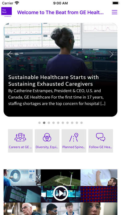 The Beat from GE HealthCare Screenshot