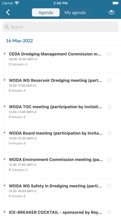 WODCON XXIII CONGRESS APP Screenshot