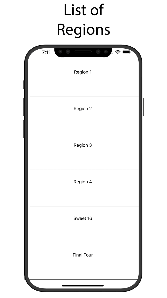 BasketBall Tournament Bracket