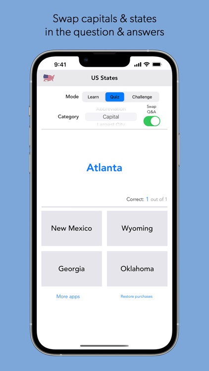 US States & Capitals Quiz Game screenshot-4
