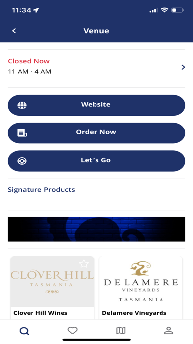Whiskey wine and food Screenshot