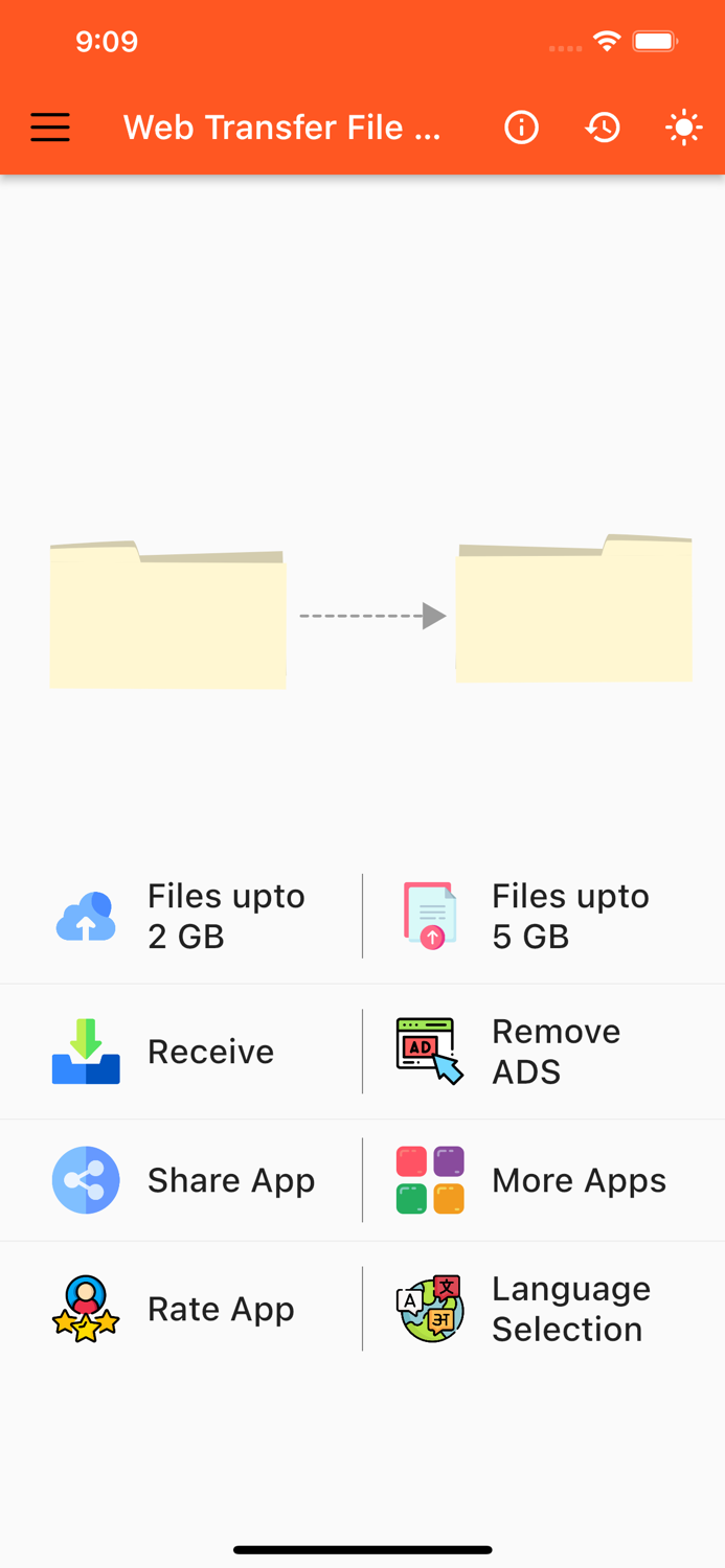 Web File We Transfer App